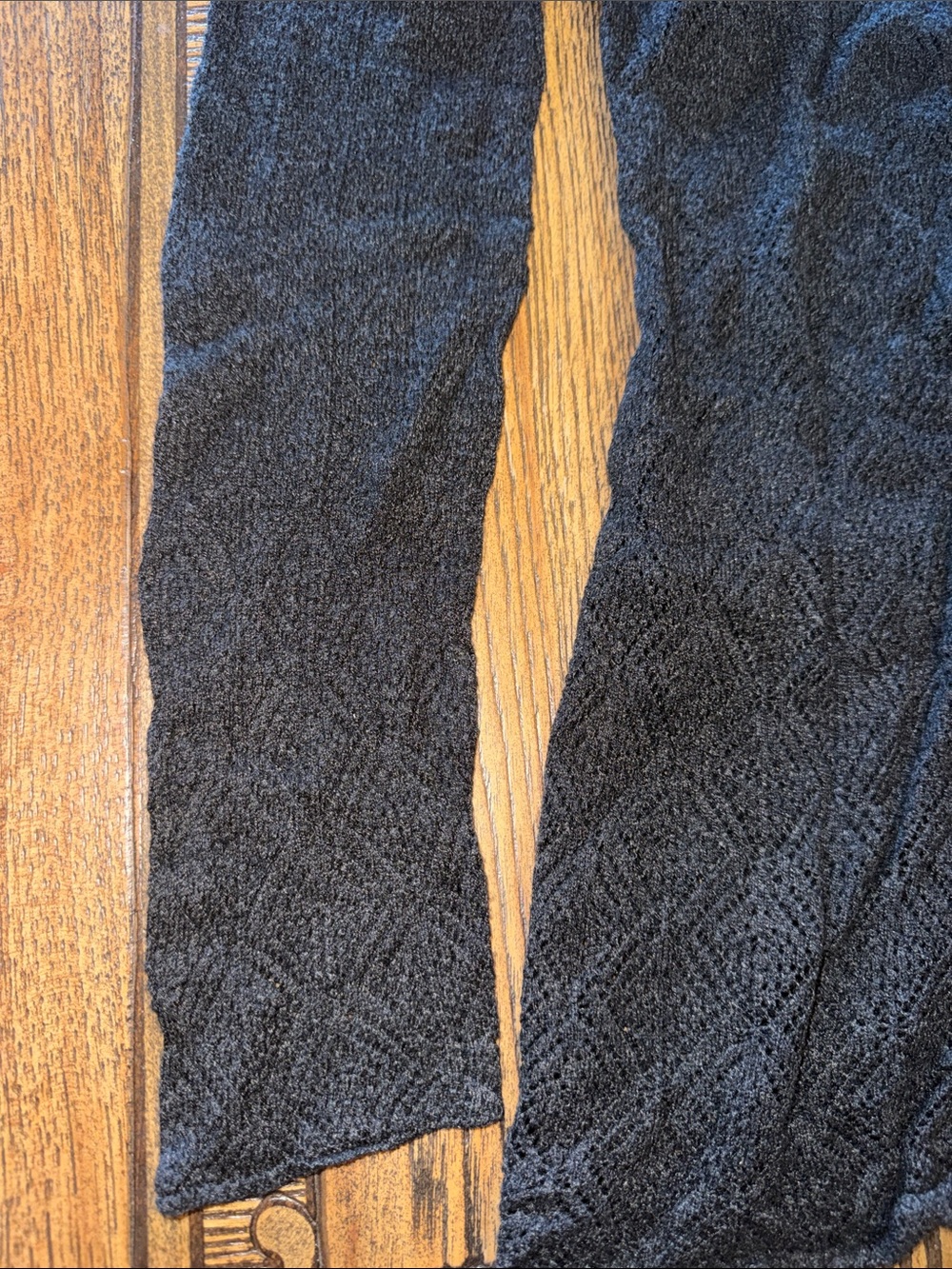 Charcoal Lightweight Open-Front Women's Sweater - Picture 2 of 7